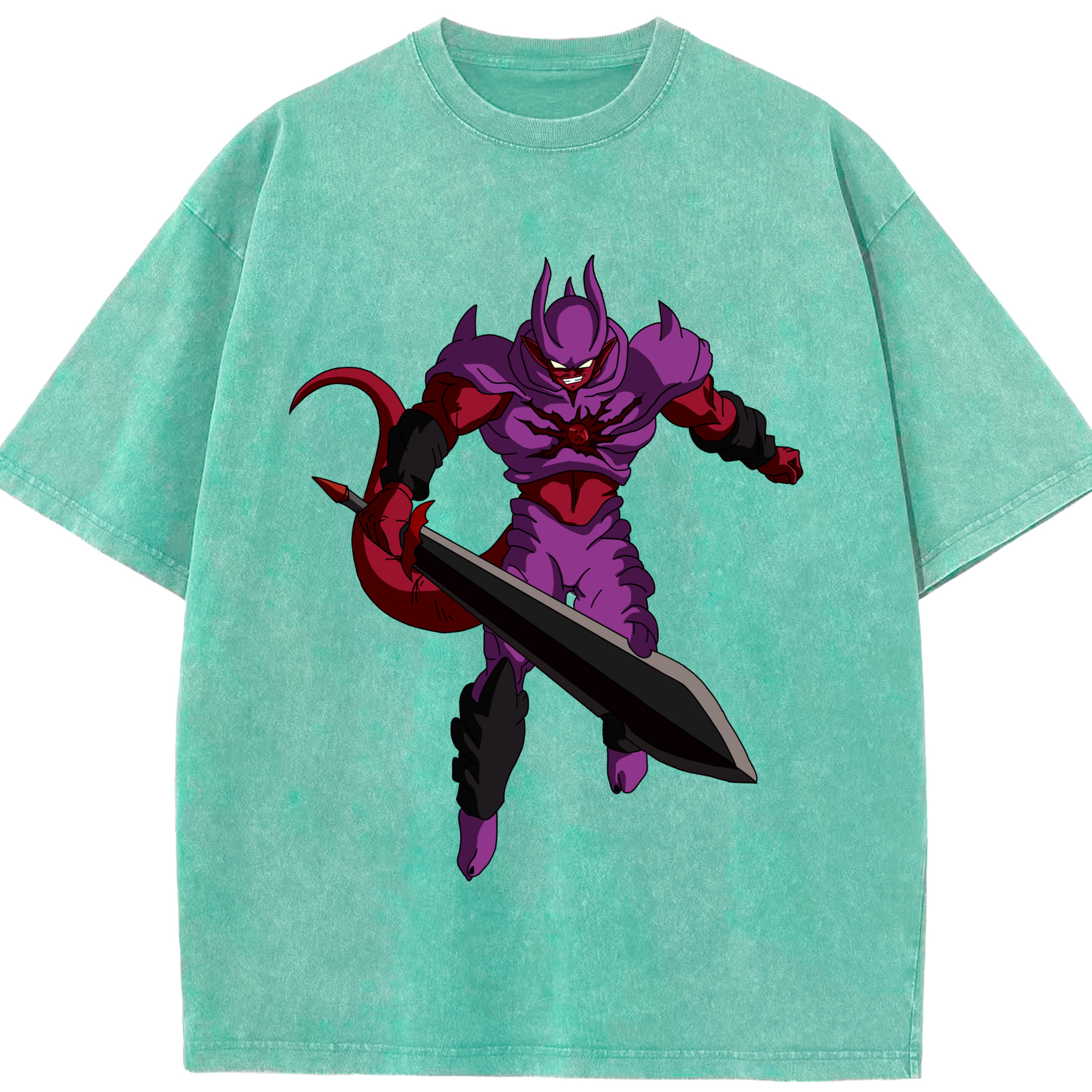 （画像用） ドラゴンボール ジャネンバ DRAGON BALL Janemba 綿100% ヴィンテージ風 半袖Tシャツ（フロントプリント）